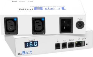 MiniBoot-2C13-10A-230V - Remote Power - 230V - 10A - C13 x 2 Outlets - C20 x 1 Inlet