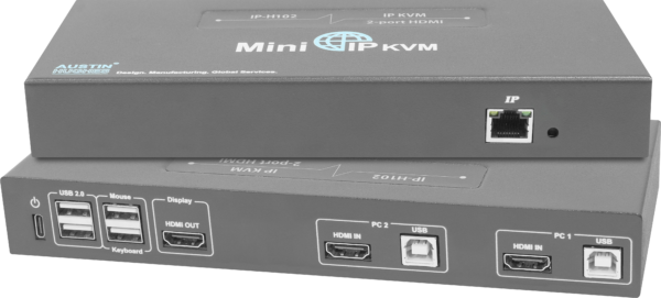 IP-H102 - 2-port HDMI Mini IP KVM Series
