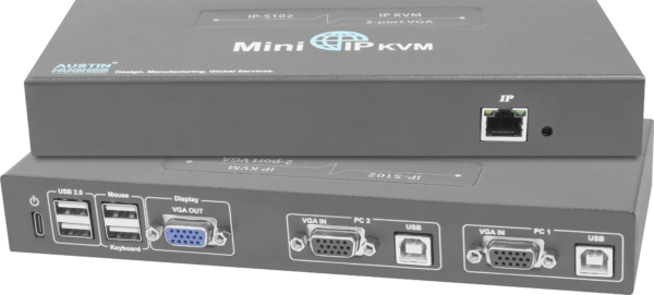 IP-S102 - 2-port VGA Mini IP KVM Series
